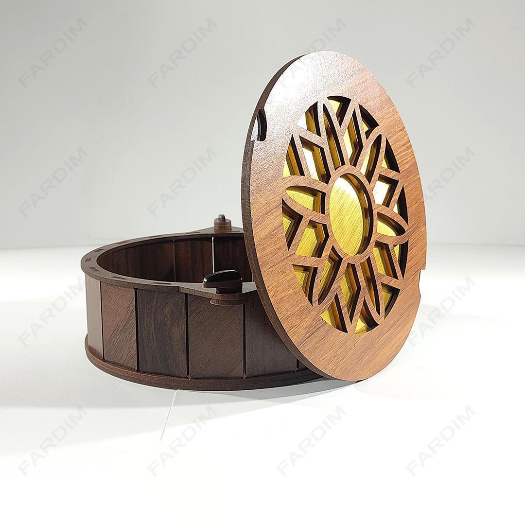 جعبه پذیرایی کوچک دایره ای کد K128443