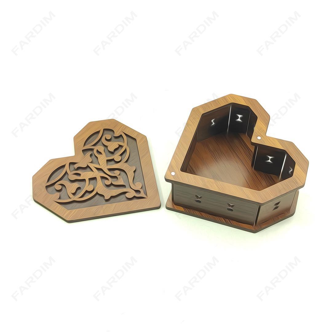 جعبه پذیرایی قلبی کد K128362