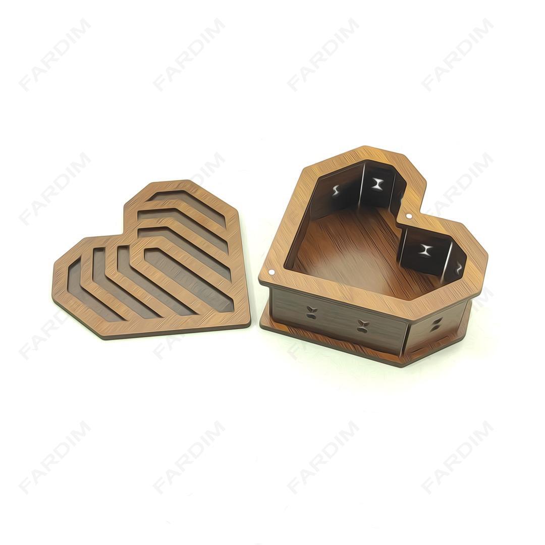 جعبه پذیرایی قلبی کد K128362