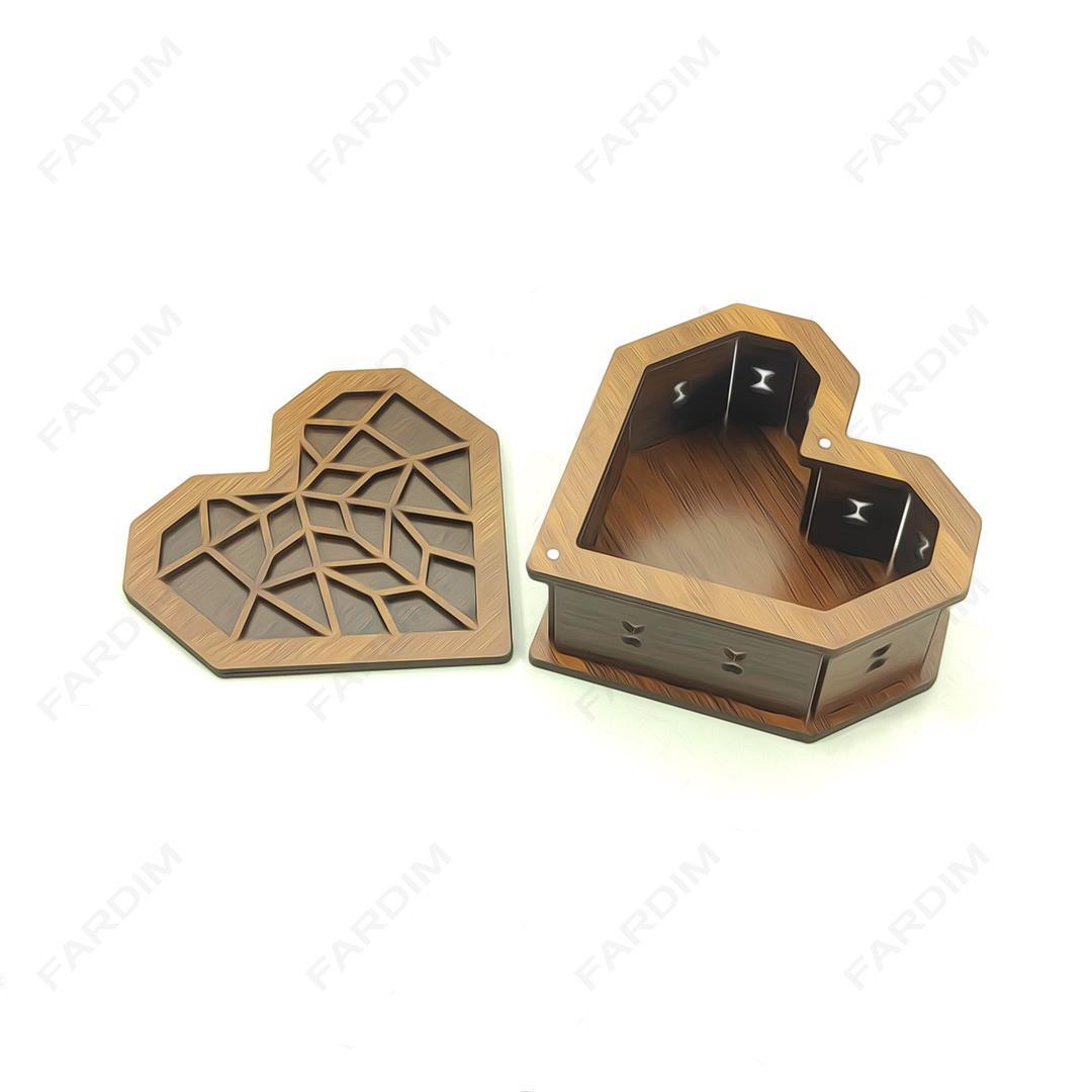 جعبه پذیرایی قلبی کد K128362