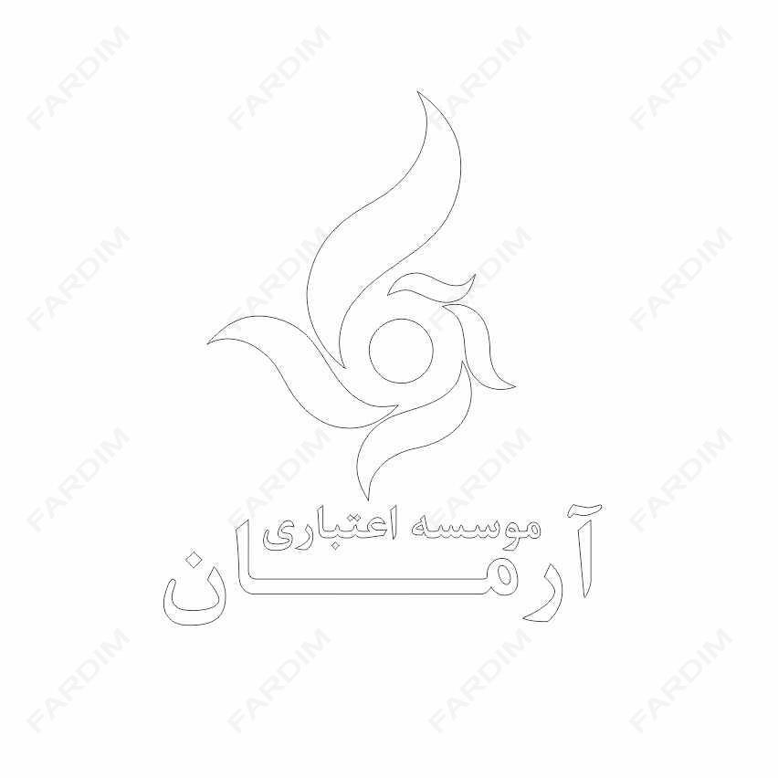 وکتور لوگو آرم موسسه اعتباری آرمان