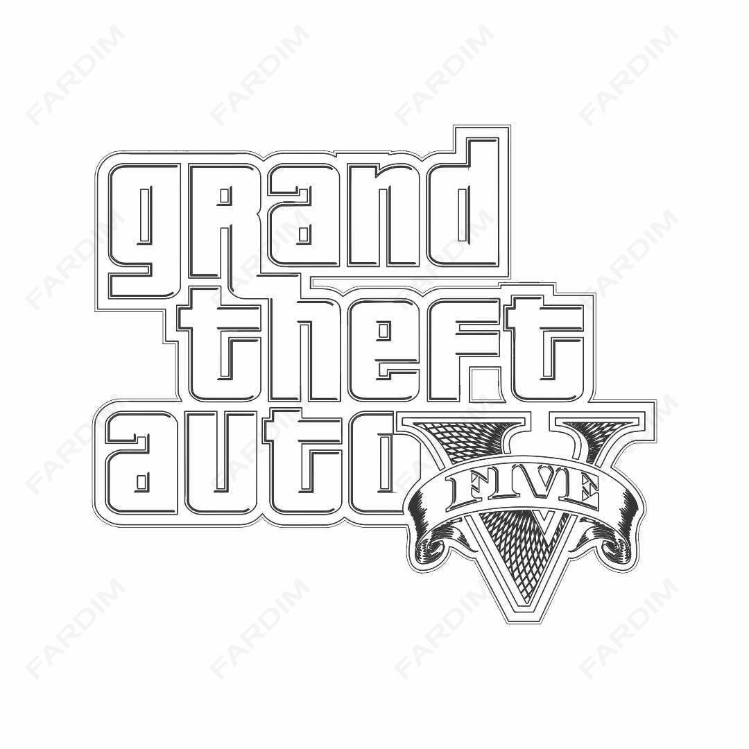 لوگو Grand Theft Auto V