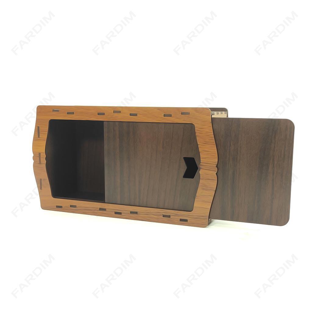 طرح لیزر جعبه دستمال کاغذی کد A131941