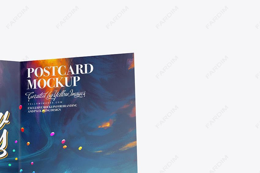موکاپ کارت پستال