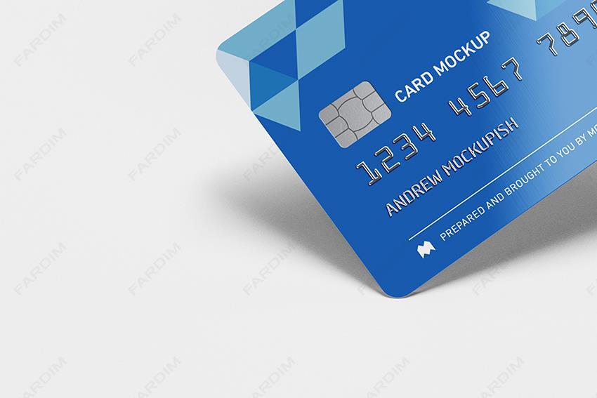 موکاپ کارت اعتباری