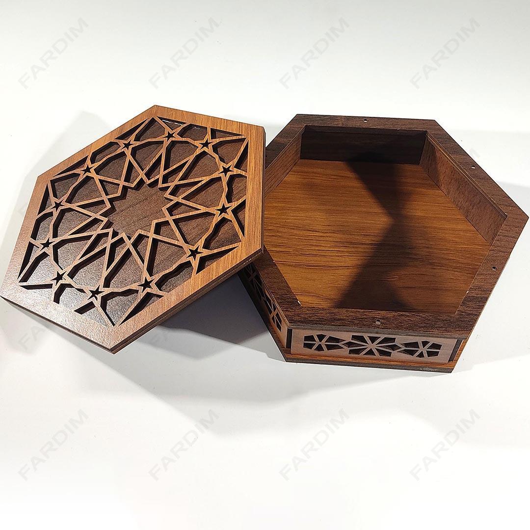 طرح لیزر جعبه پذیرایی و هدیه کد A132252