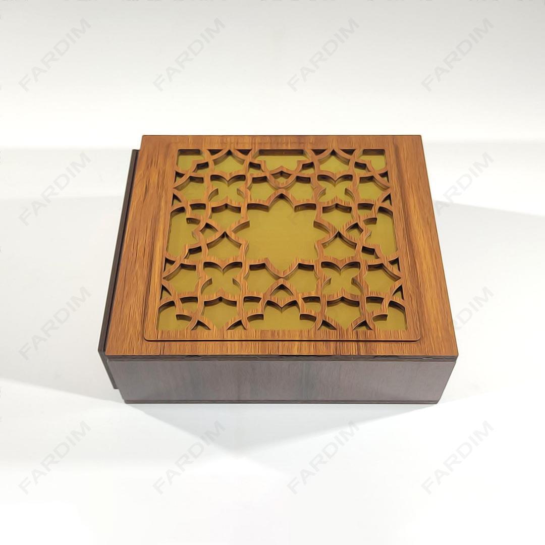 طرح لیزر جعبه هدیه در دو طرح کد A132256