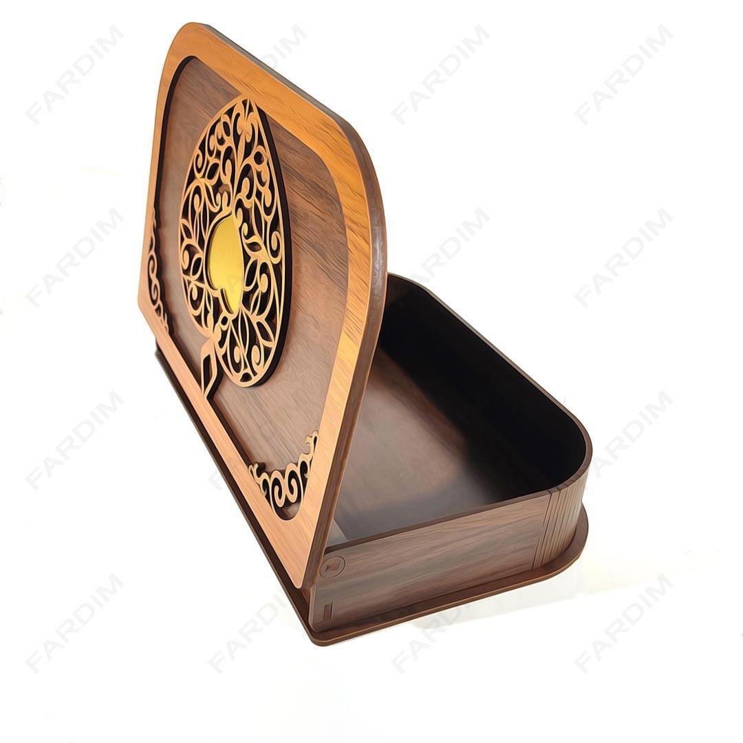 طرح لیزر جعبه هدیه در دو طرح کد A132260