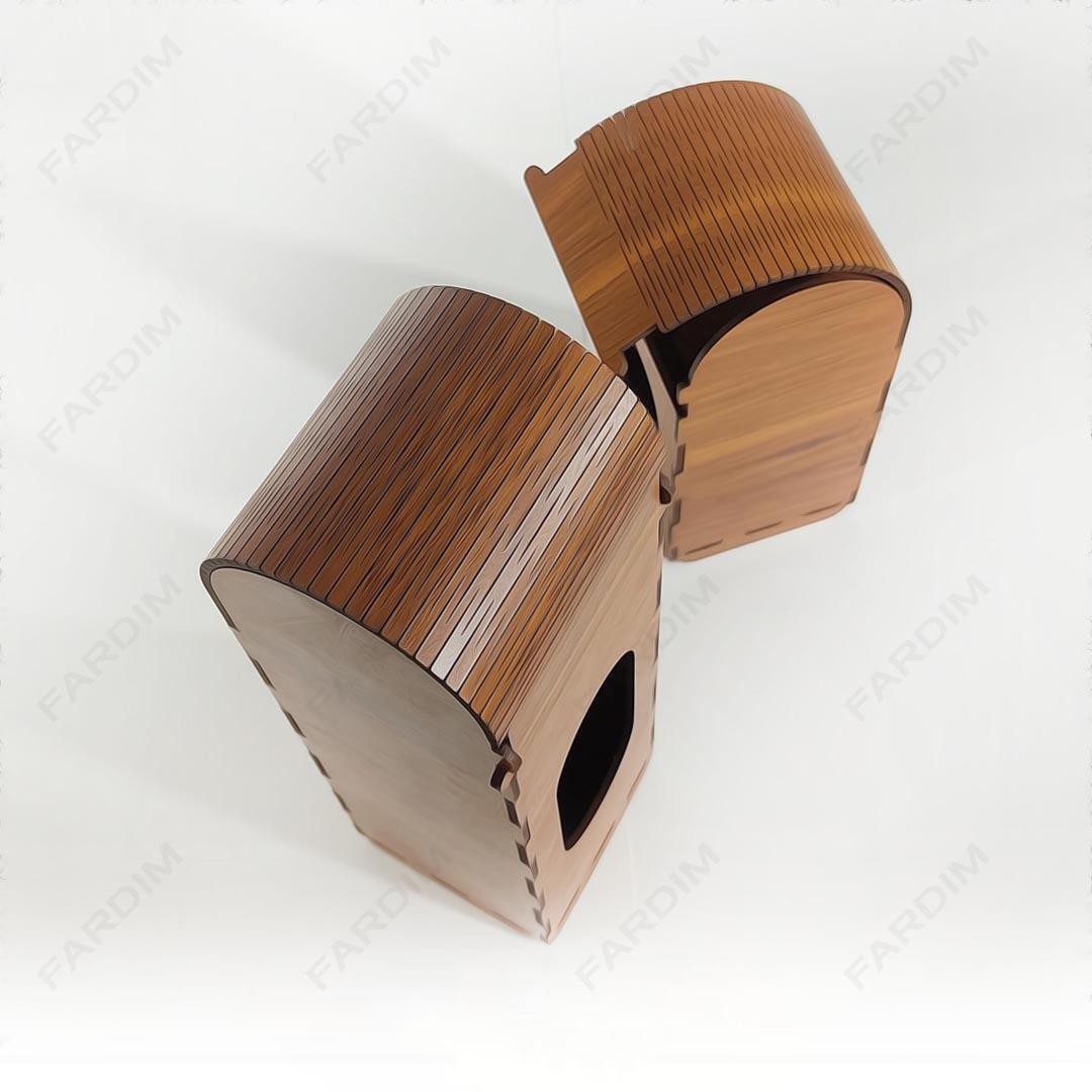 طرح لیزر جعبه هدیه در دو سایز کد A132262