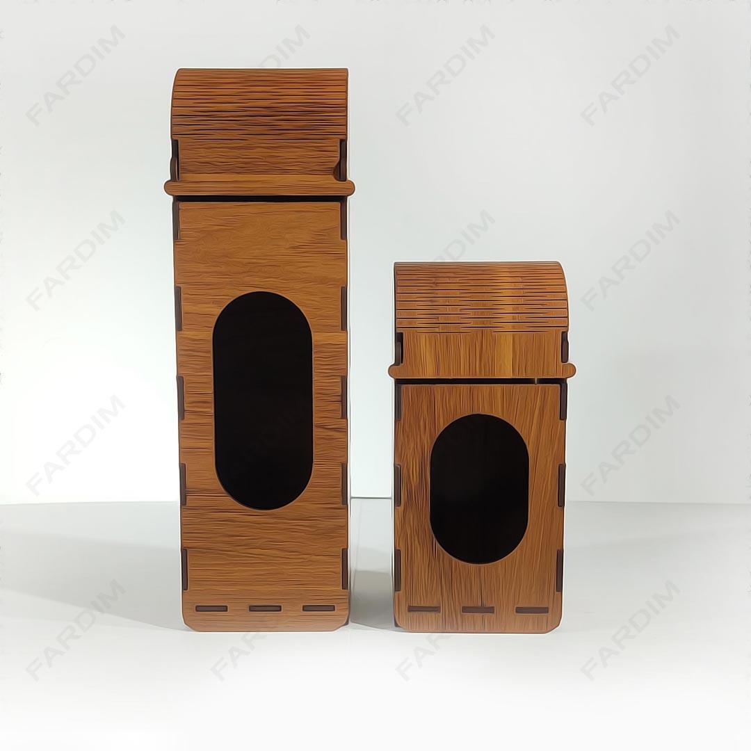 طرح لیزر جعبه هدیه در دو سایز کد A132262