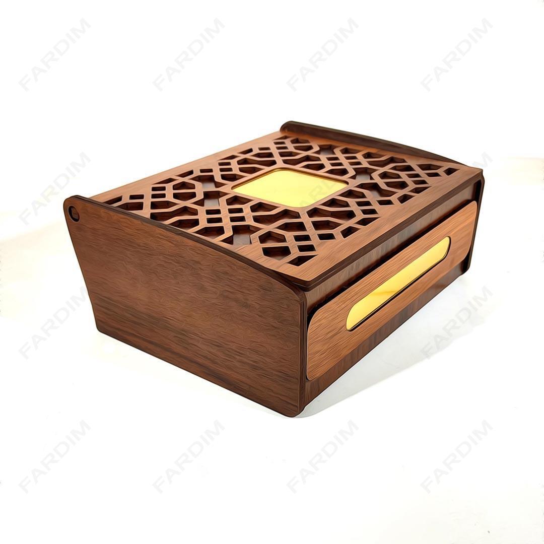طرح برش لیزری جعبه هدیه و پذیرایی کد A132273
