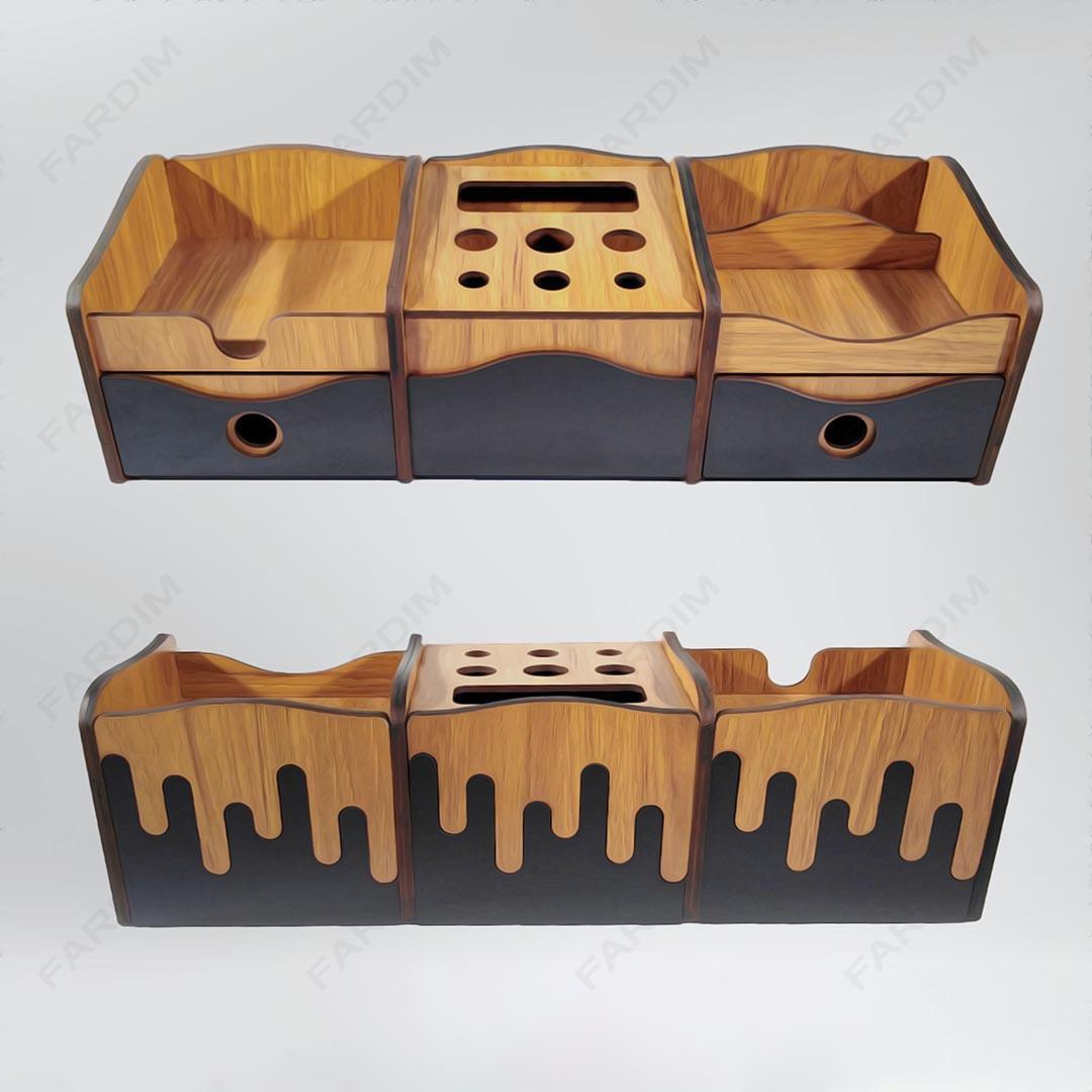 طرح لیزر نظم دهنده رومیزی لوازم شخصی کد A132291