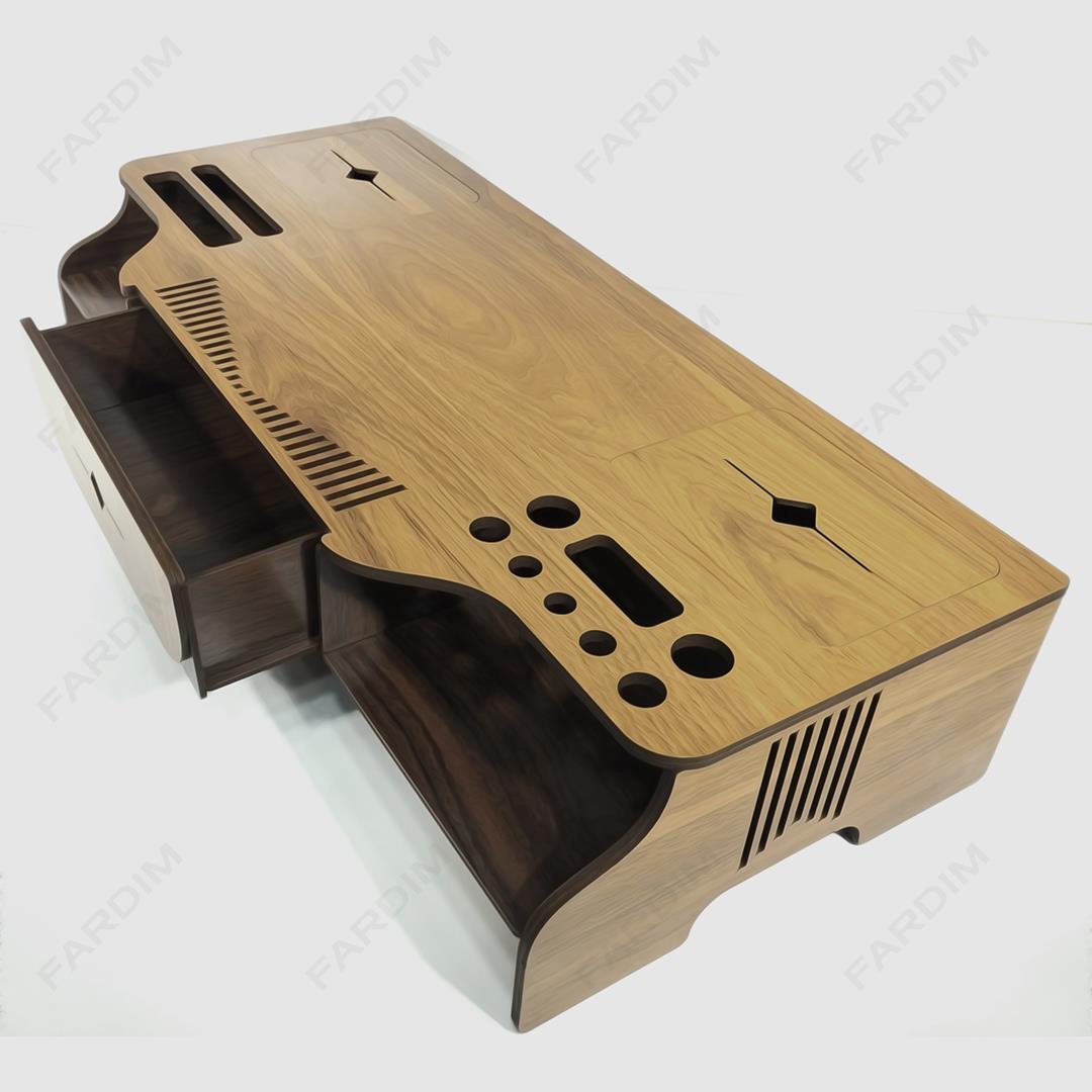 طرح برش لیزر زیر مانیتوری همراه با جای خودکار و کاغذ کد A132296