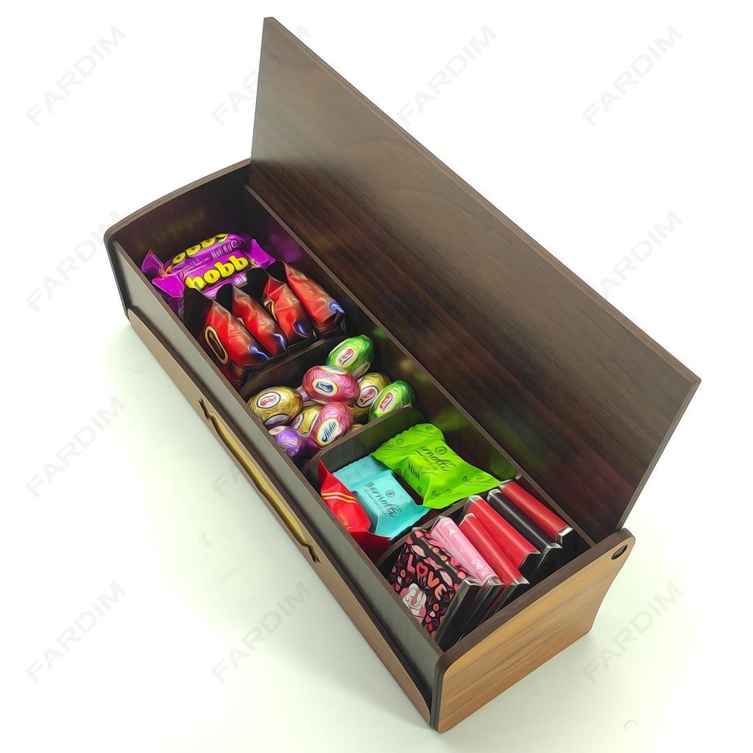 طرح برش لیزری جعبه هدیه و پذیرایی کد A132299