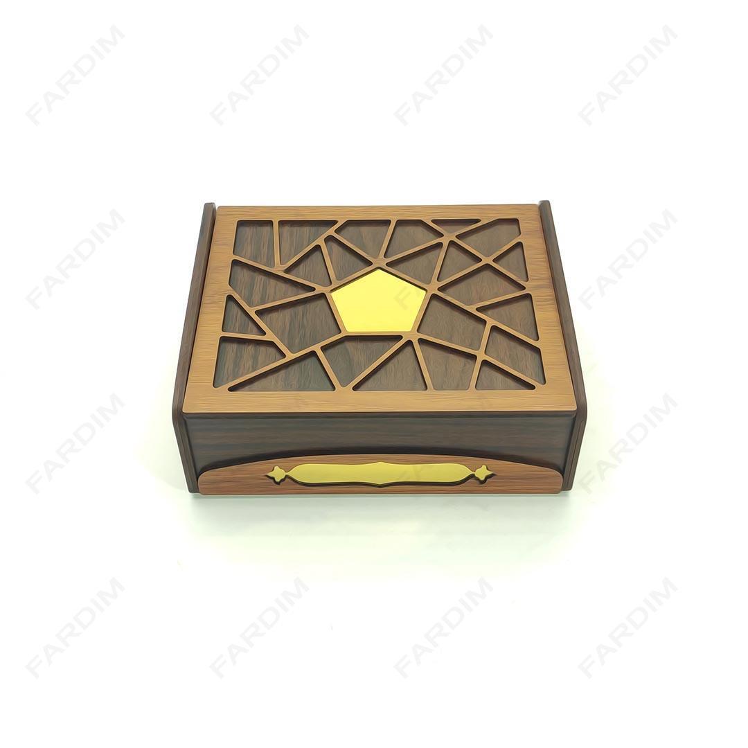 طرح برش لیزری جعبه هدیه و پذیرایی کد A132300