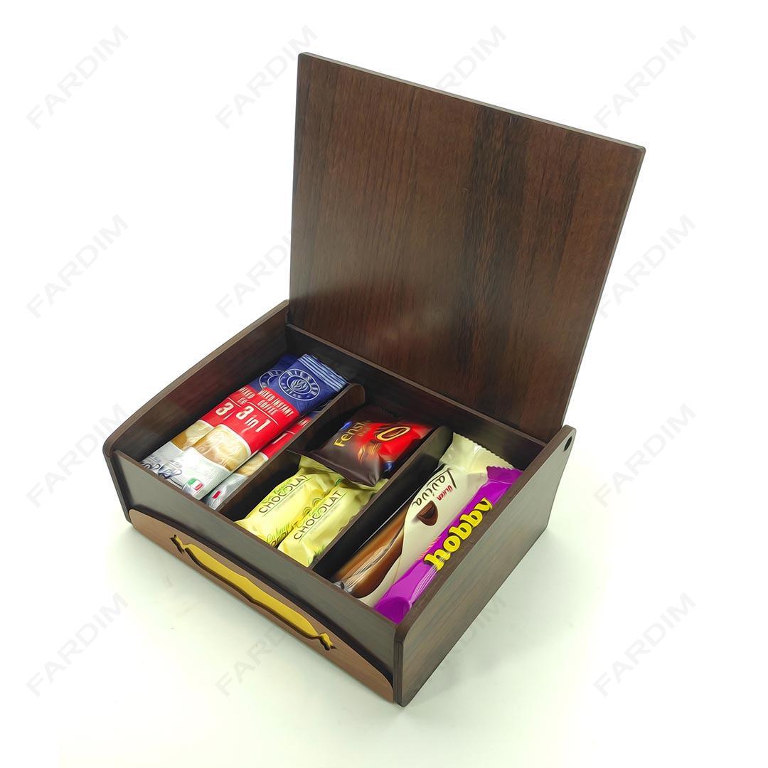 طرح برش لیزری جعبه هدیه و پذیرایی کد A132300