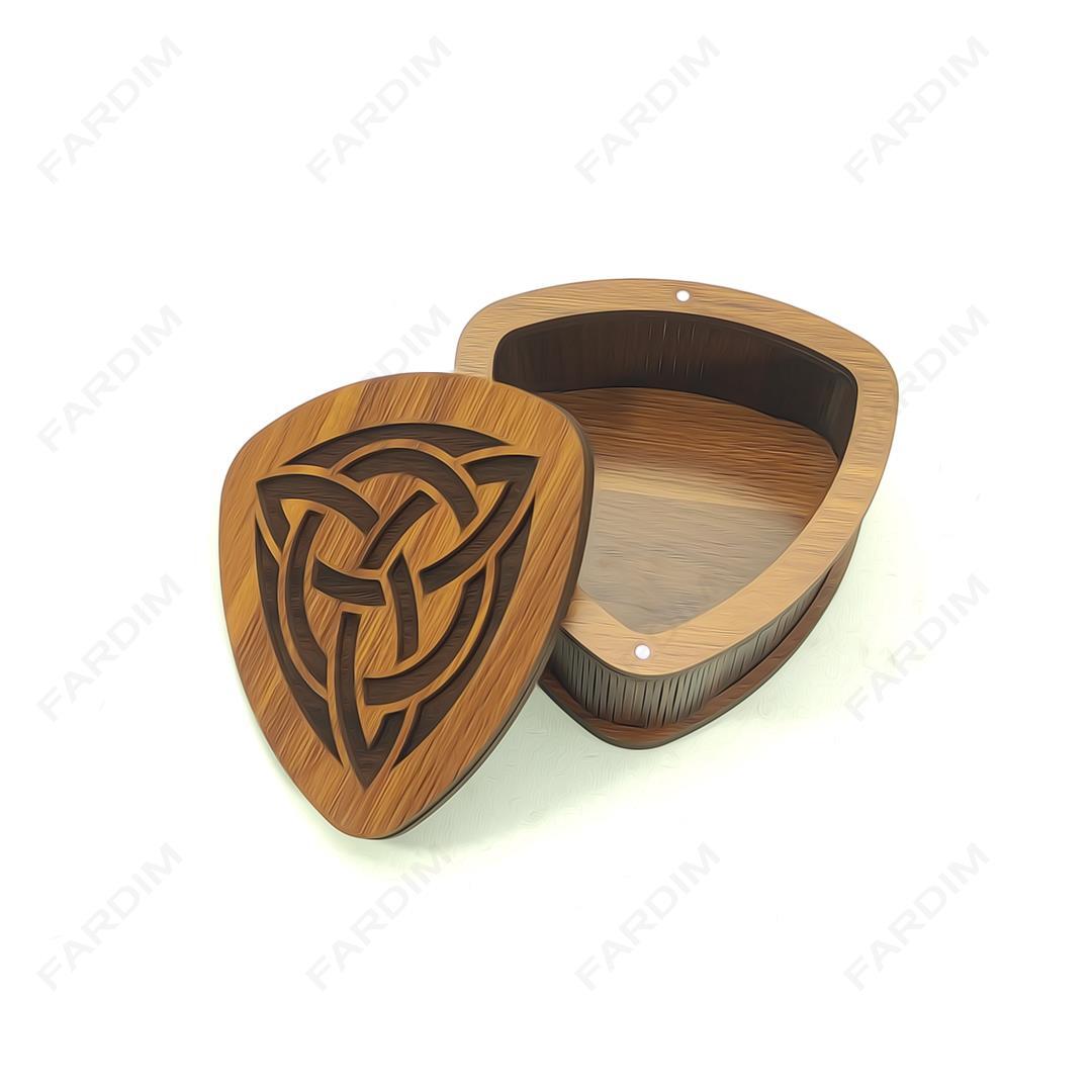 طرح برش لیزری جعبه هدیه و پذیرایی کد A132306
