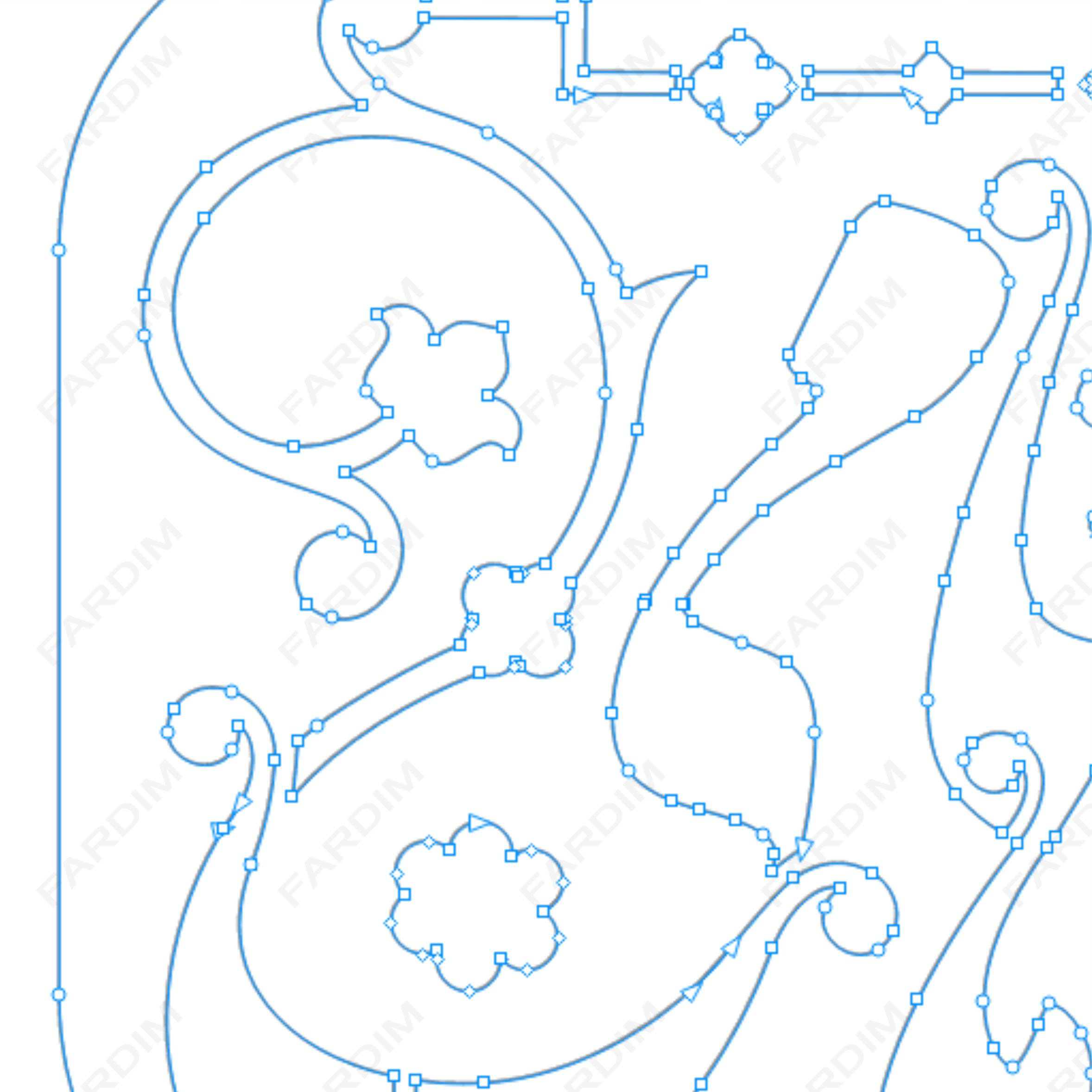 طرح وکتور تایپوگرافی و حروف نگاری خوشنویسی شده با خط نستعلیق کد A132362