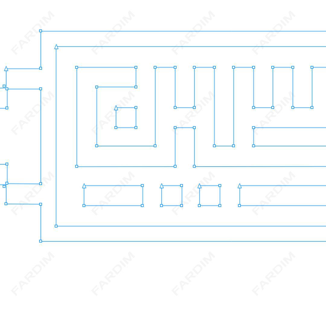 طرح وکتور تایپوگرافی و حروف نگاری محرمی " السلام علیک یا حسین (ع) "