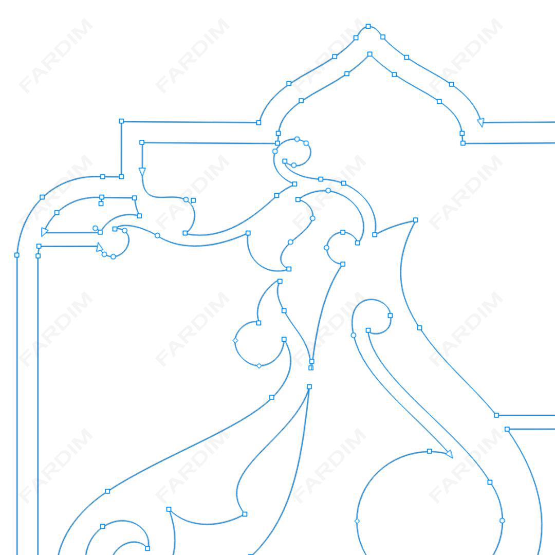 وکتور طرح نگاره پرنده کد A132421