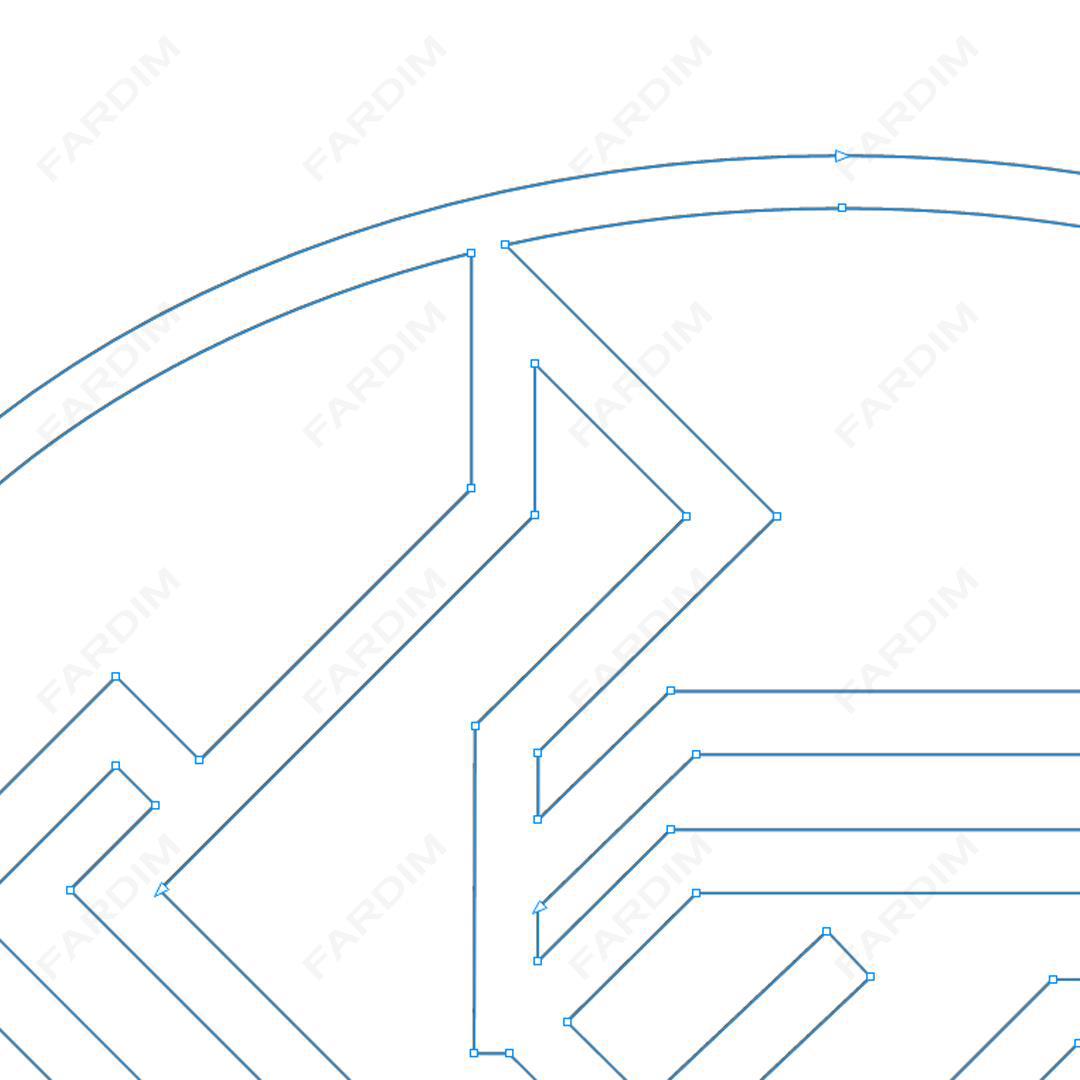 وکتور طرح نگاره پرنده کد A132429