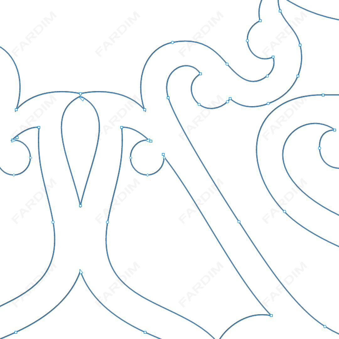 وکتور طرح نگاره پرنده کد A132433