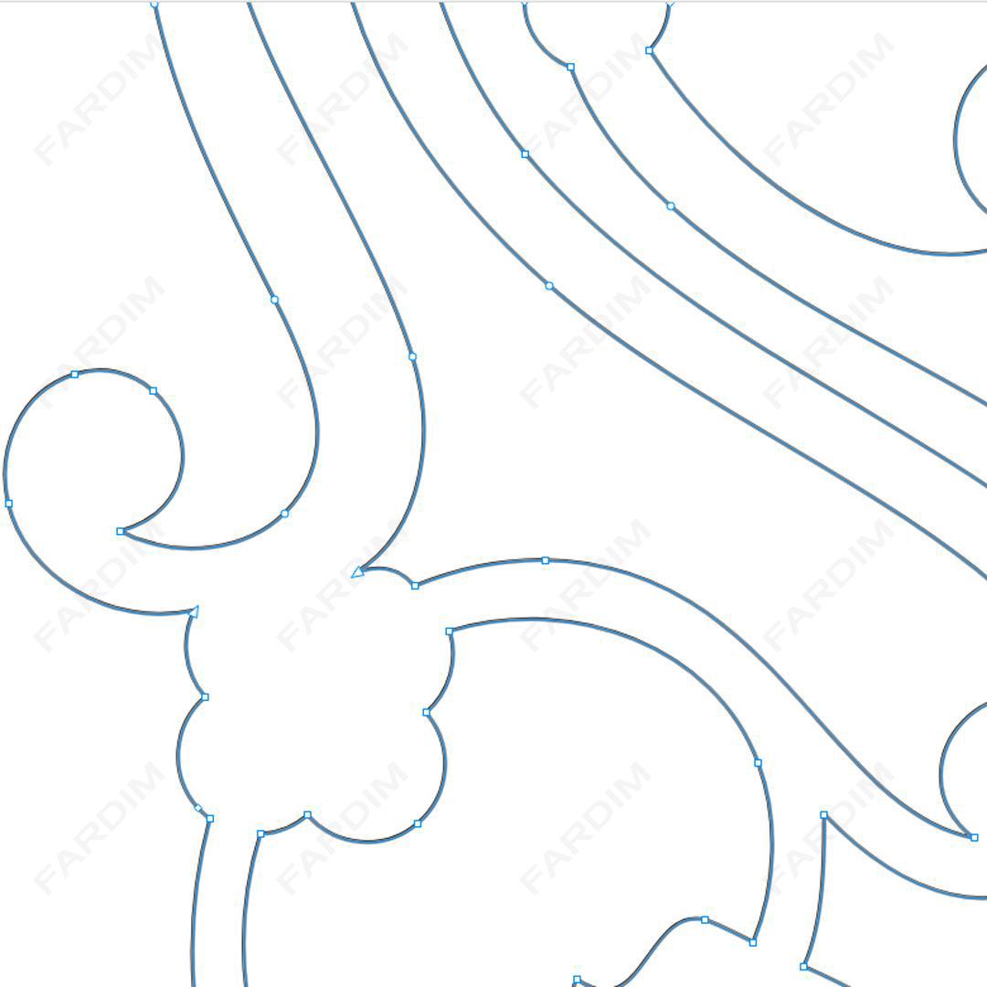 وکتور طرح نگاره گل و مرغ کد A132450