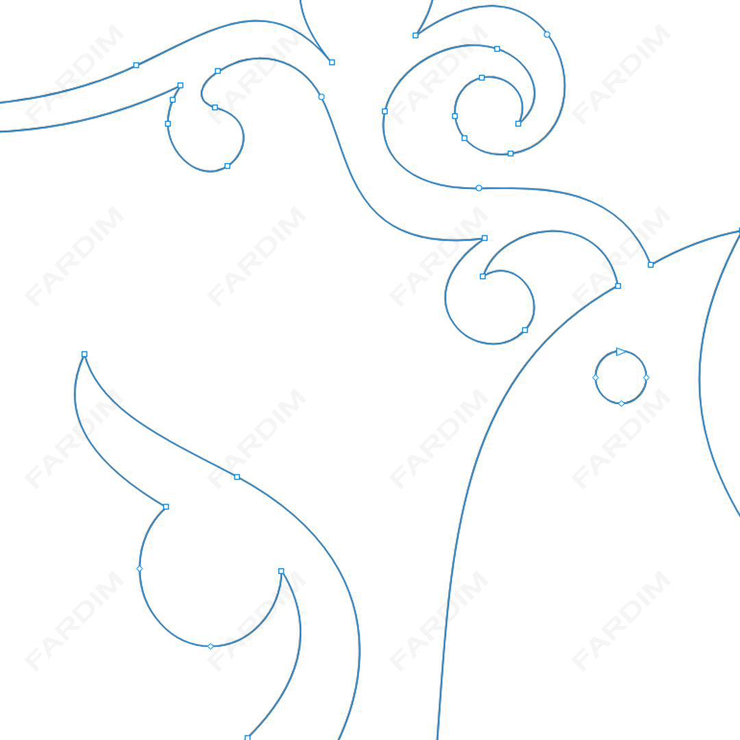 وکتور طرح نگاره پرنده کد A132455