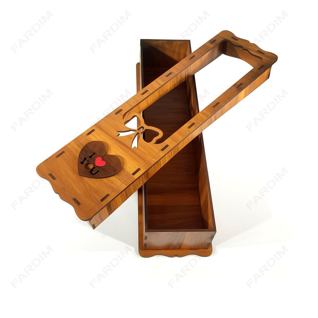 باکس هدیه و گل رز کد K128450