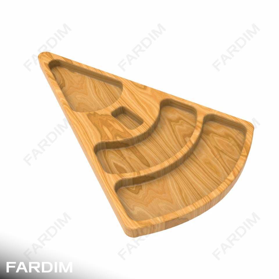 طرح ظرف چوبی کد A12