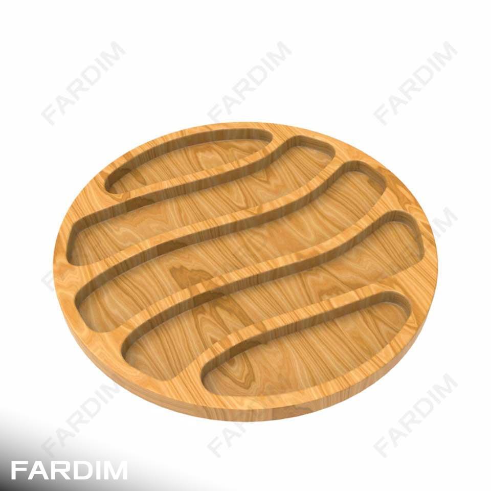طرح ظرف چوبی کد A13