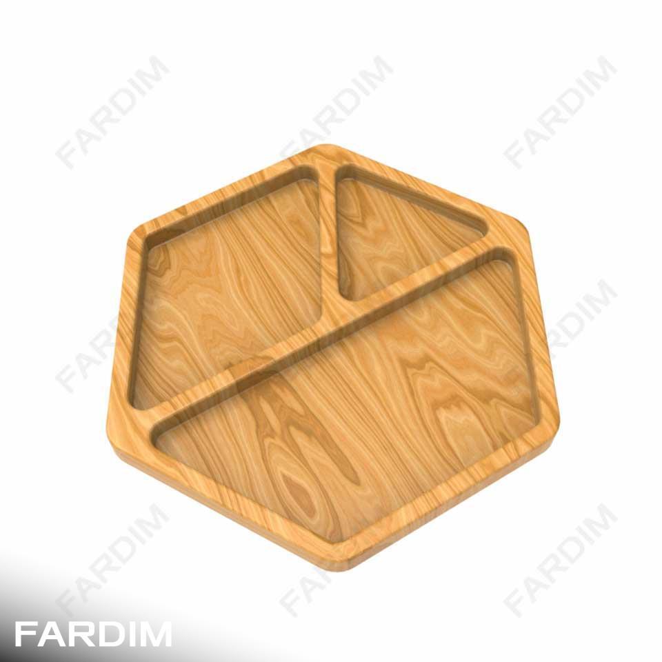 طرح ظرف چوبی کد 28