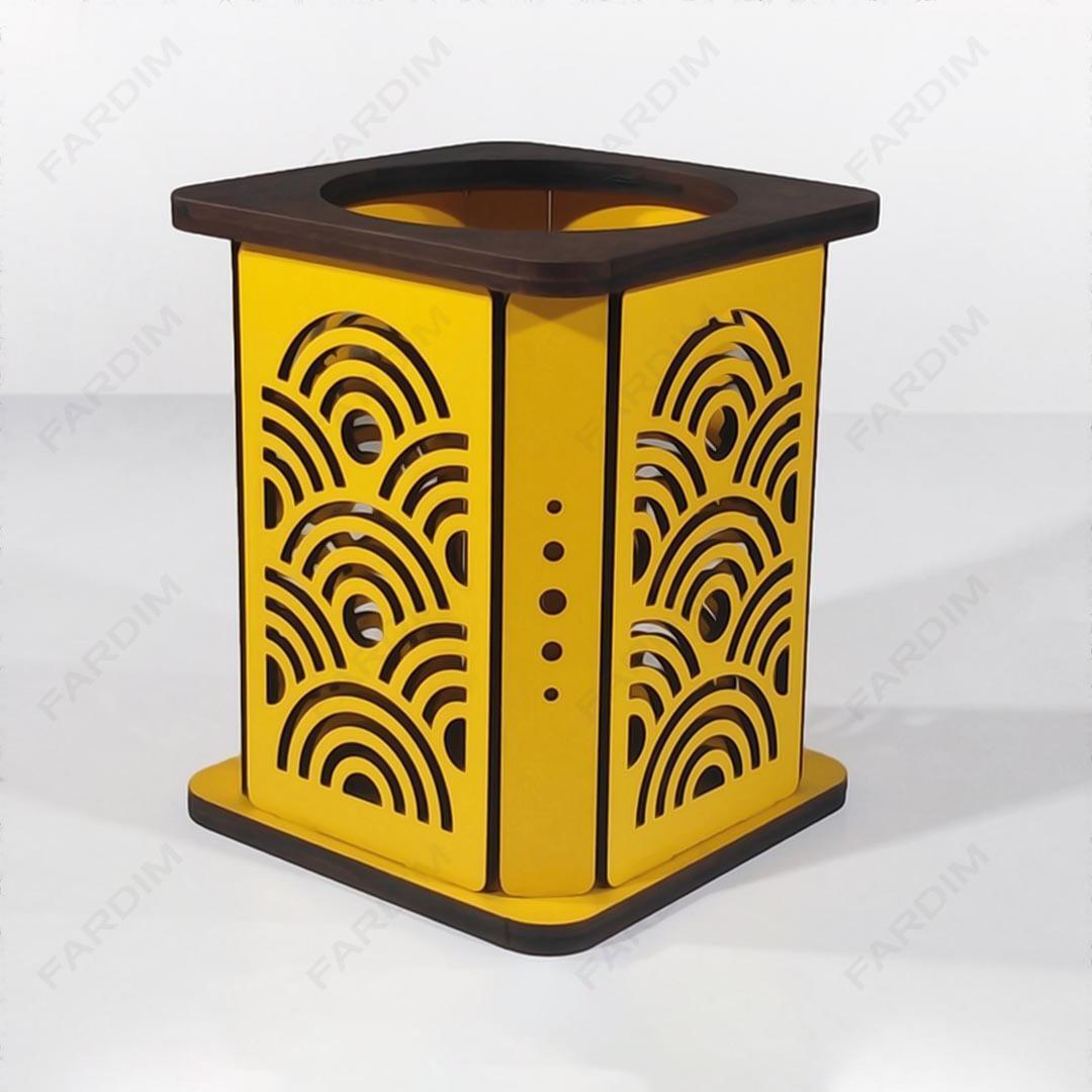 طرح لیزر جامدادی رومیزی مدل ساحل