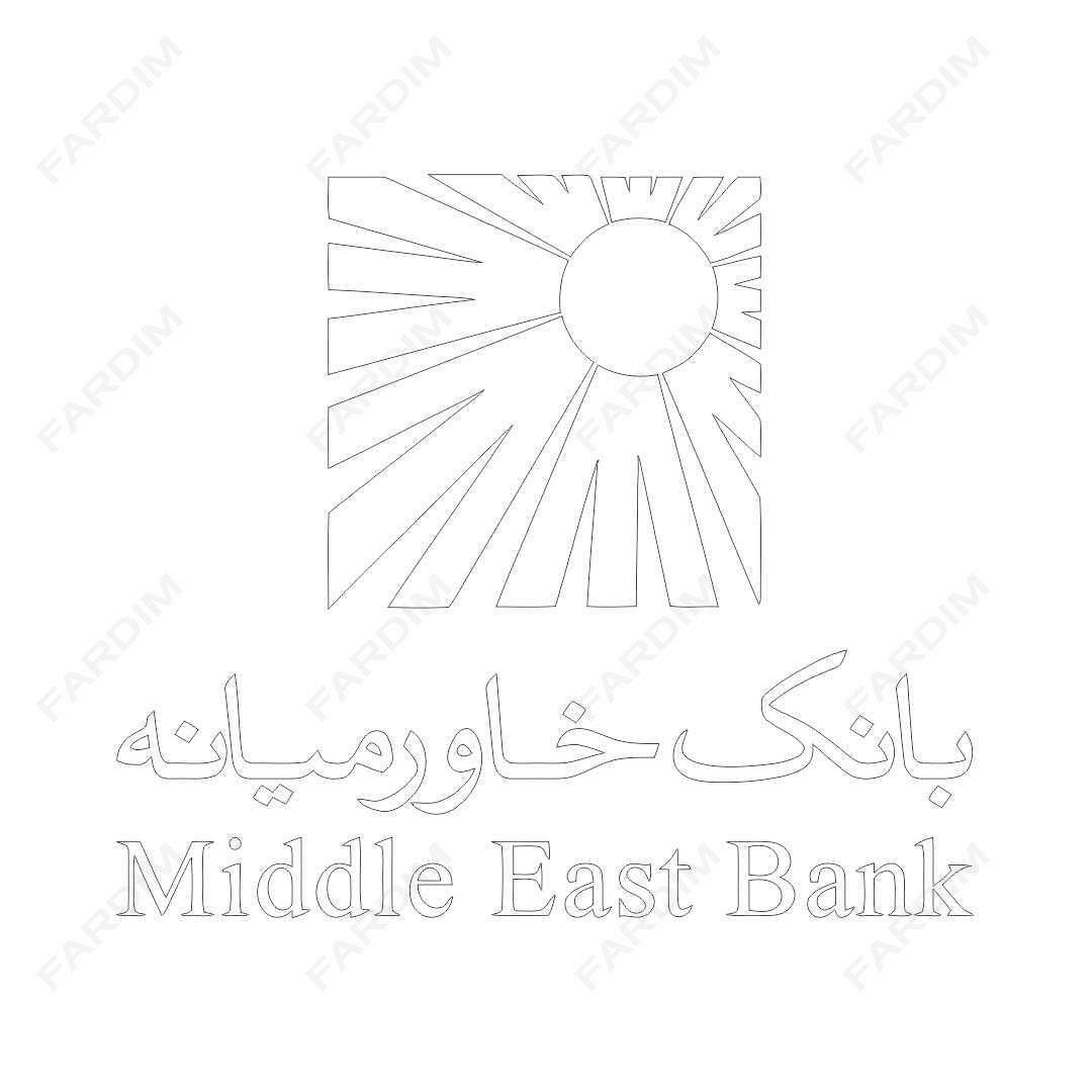 وکتور لوگو آرم بانک خاورمیانه