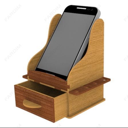طرح برش لیزر استند موبایل کد A131988
