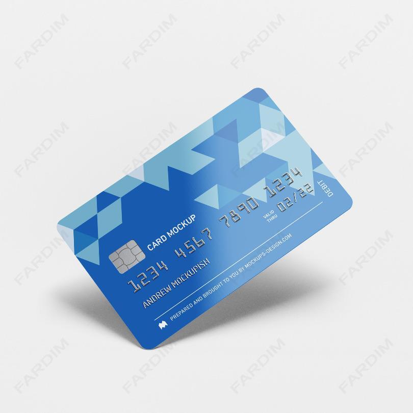 موکاپ کارت اعتباری