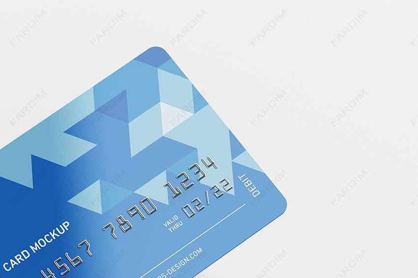 موکاپ کارت اعتباری