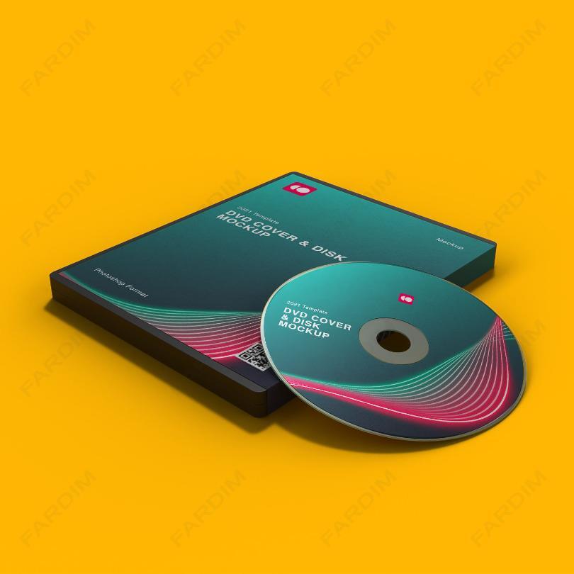 موکاپ کاور و لیبل سی دی