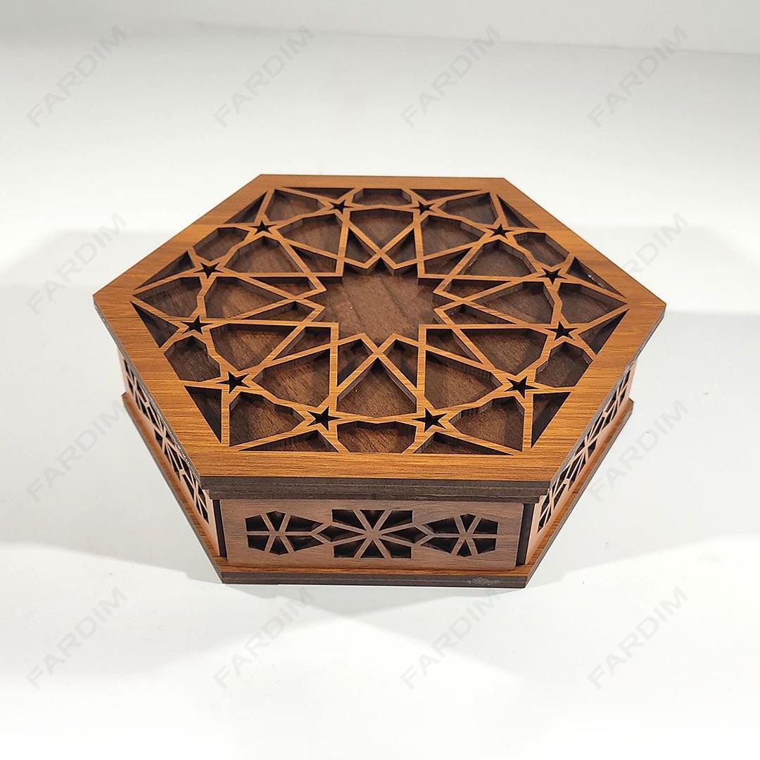 طرح لیزر جعبه پذیرایی و هدیه کد A132252