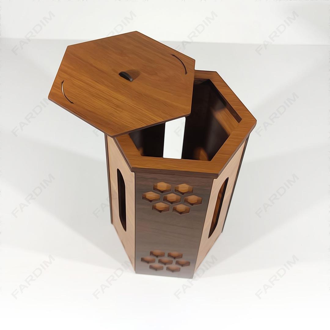 طرح لیزر جعبه نگهداری عسل کد A132261