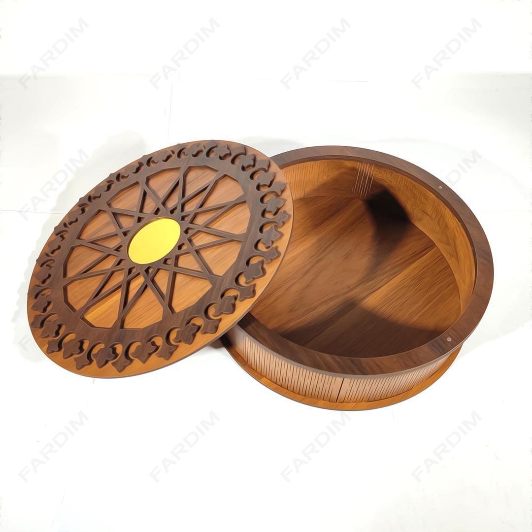 طرح لیزر جعبه هدیه و پذیرایی کد A132274