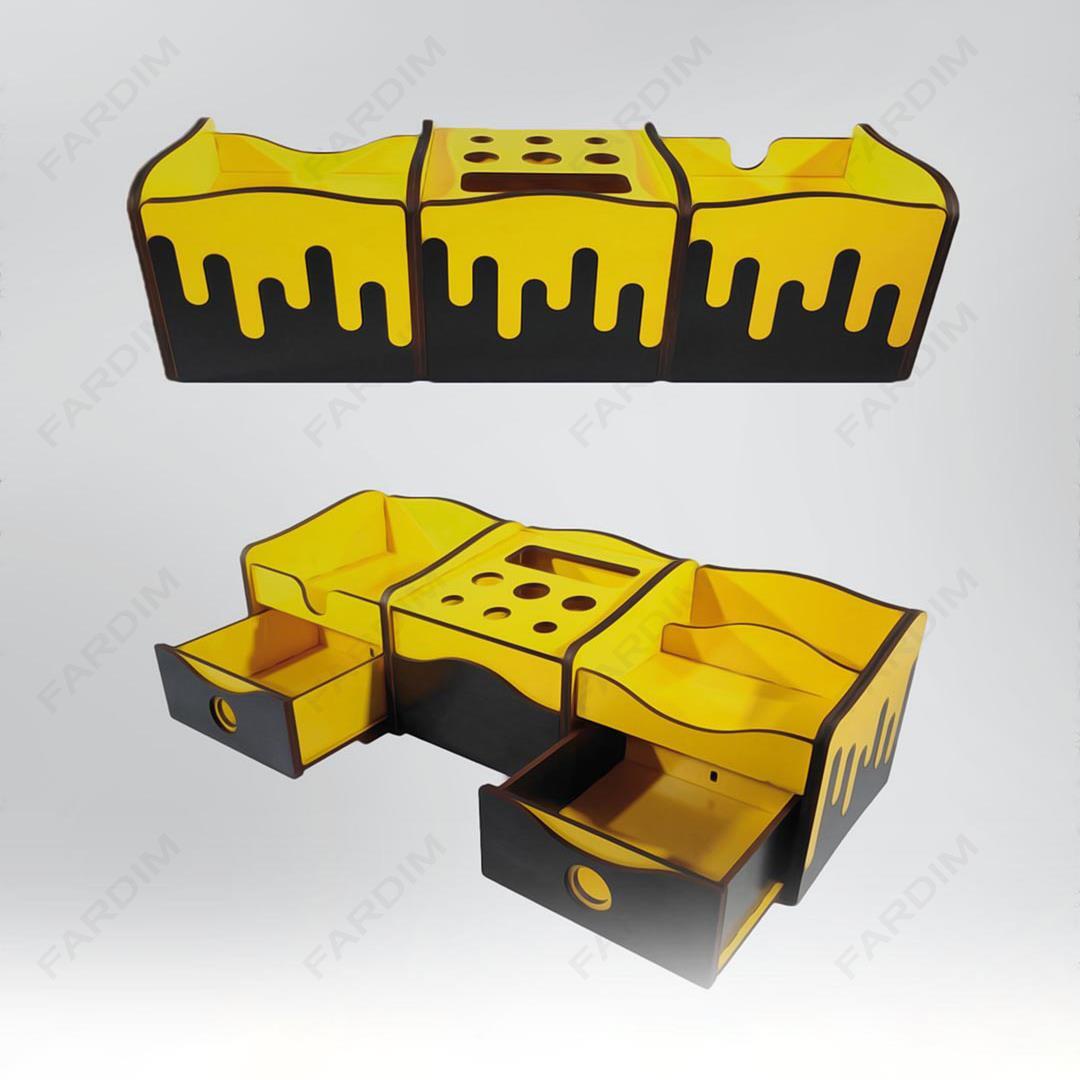 طرح لیزر نظم دهنده رومیزی لوازم شخصی کد A132291