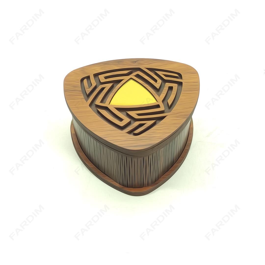 طرح برش لیزری جعبه هدیه و پذیرایی کد A132306