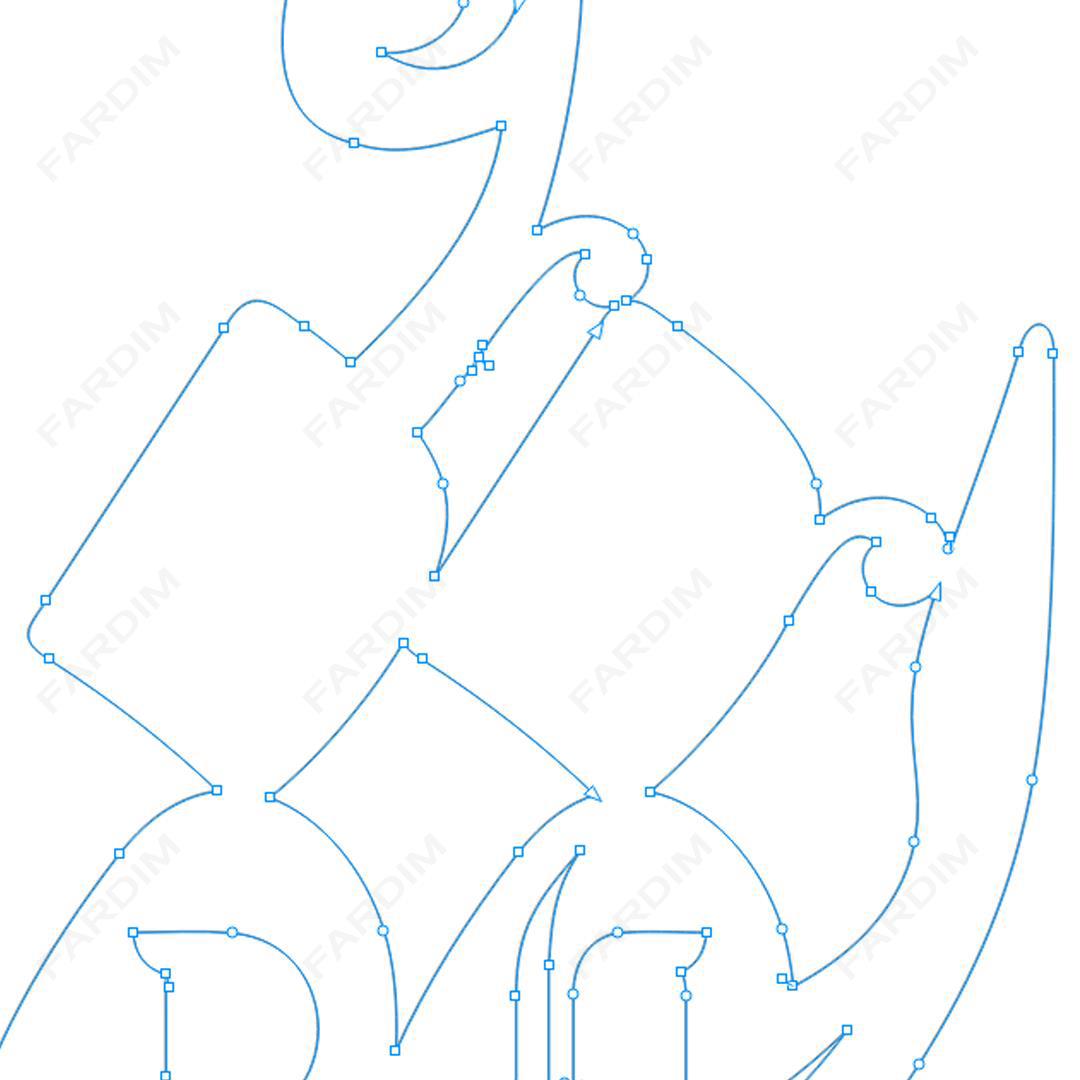 طرح وکتور تایپوگرافی واژه ( تو ماهی ) کد A132341