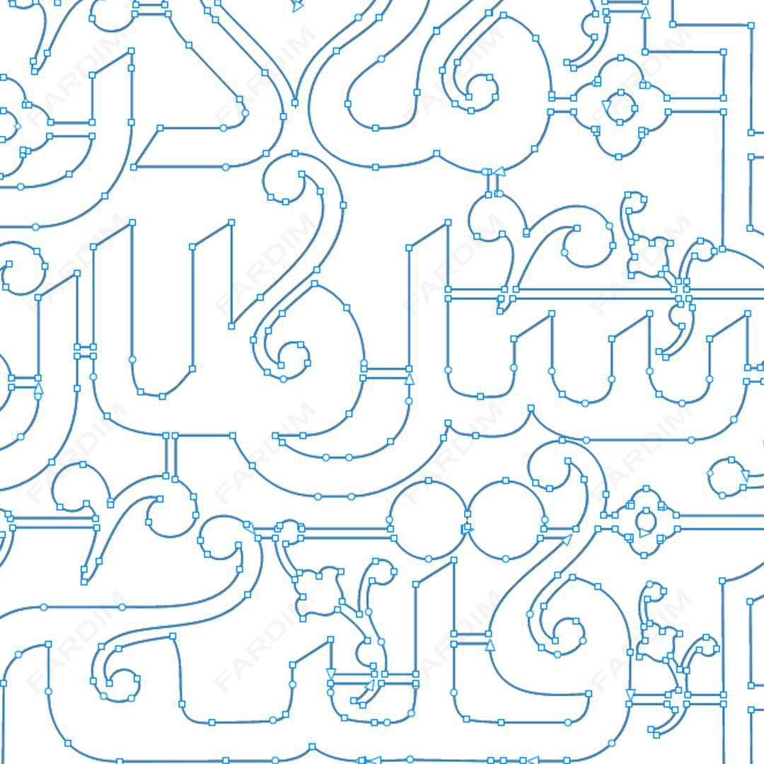 طرح وکتور تایپوگرافی و حروف نگاری خوشنویسی شده ( مادر ) کد A132382