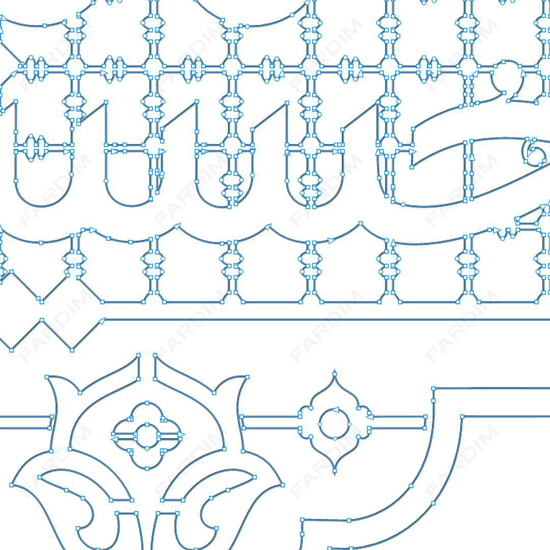 طرح وکتور تایپوگرافی و حروف نگاری خوشنویسی شده ( ما ملت امام حسینیم ) کد A132386