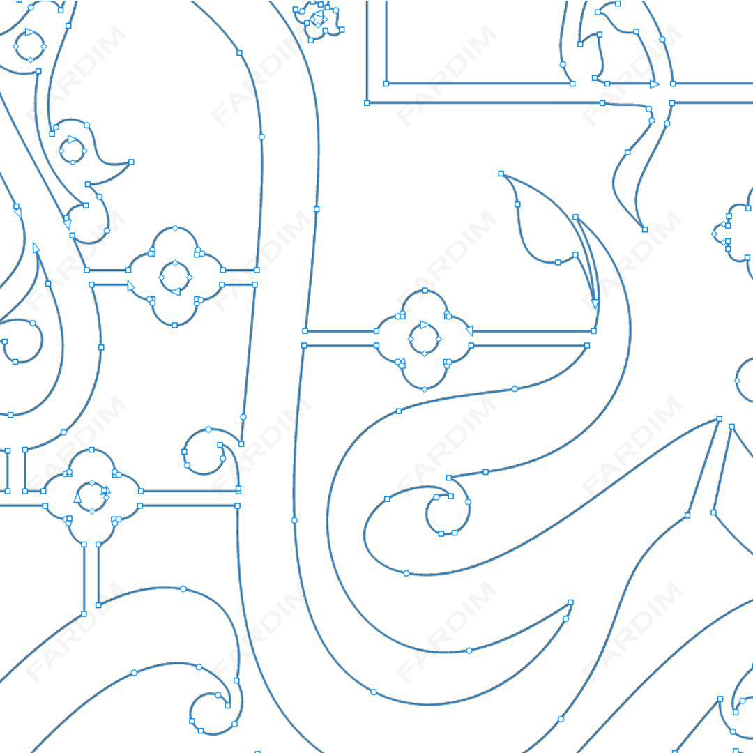 طرح وکتور تایپوگرافی و حروف نگاری خوشنویسی شده ( نماز ) کد A132387