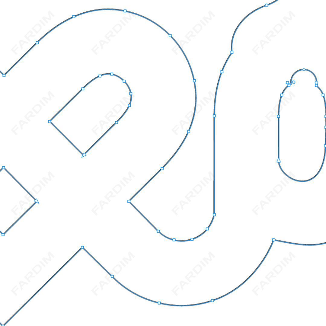 طرح وکتور تایپوگرافی و حروف نگاری خوشنویسی شده واژه ( مهر ) کد A132388