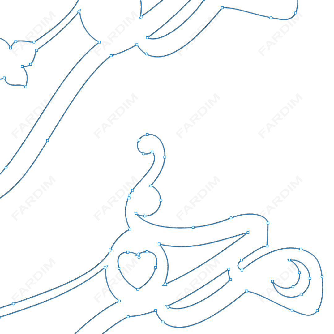 طرح وکتور تایپوگرافی و حروف نگاری خوشنویسی شده واژه ( مهر ) کد A132390