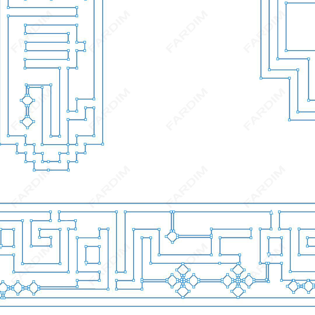 طرح وکتور تایپوگرافی و حروف نگاری محرمی ( باز این چه شورش است ) کد A132395